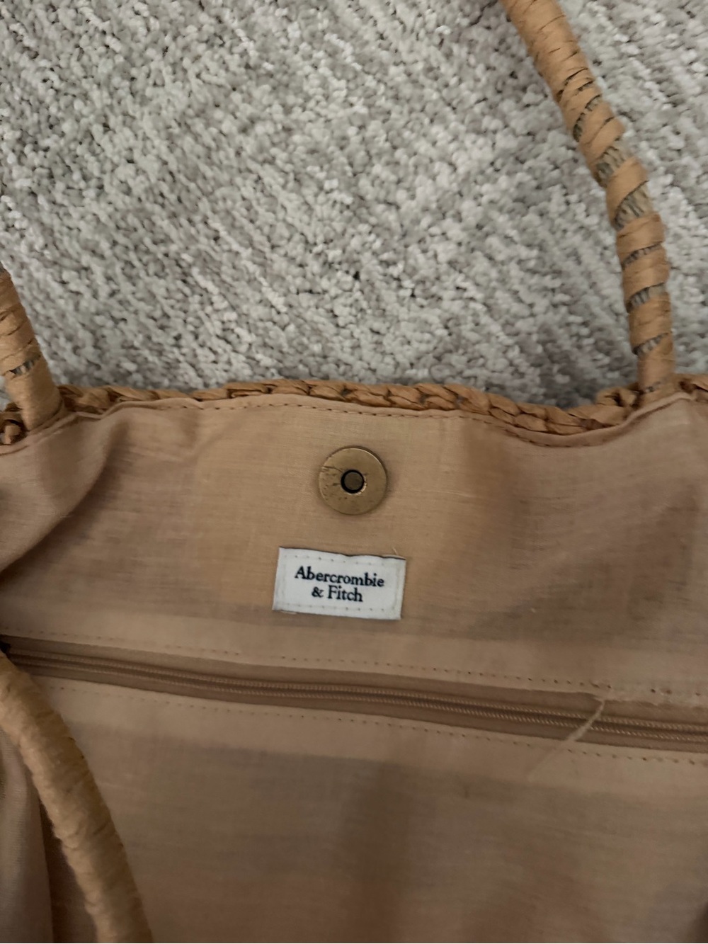Abercrombie & Fitch Woven Beach Tote - Picture 3 of 4